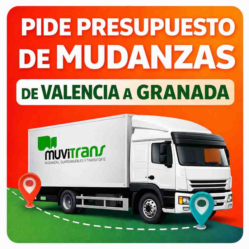 Mudanzas Valencia a Granada