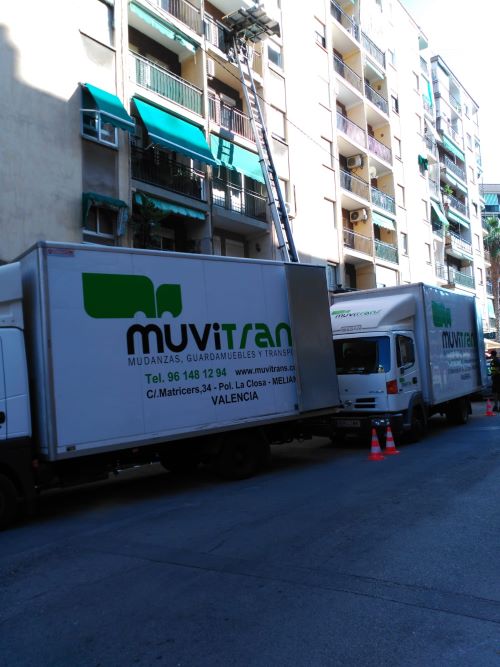 Mudanzas con elevador Rafelbuñol